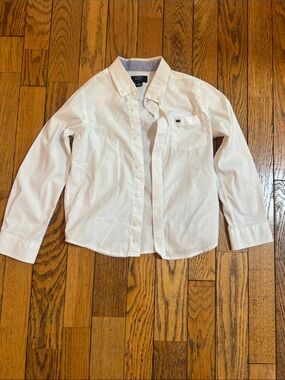 crown & ivy White Button-Down Shirt for Kids
